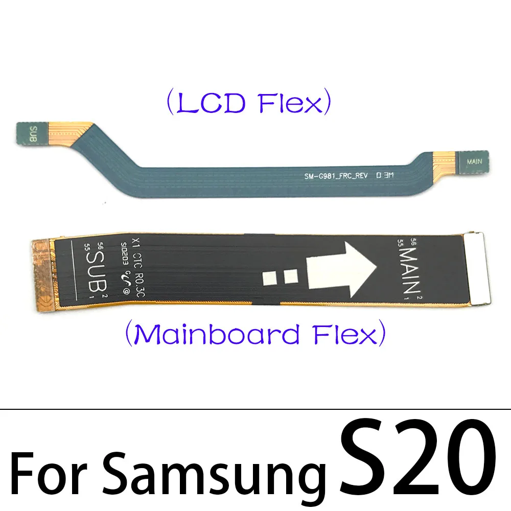 Main Flex Cable For Samsung Note 10 Lite Note 20 S10 Plus S20 Fe Ultra / Note 10 Plus 5G Connect Mainboard To LCD Screen Ribbon