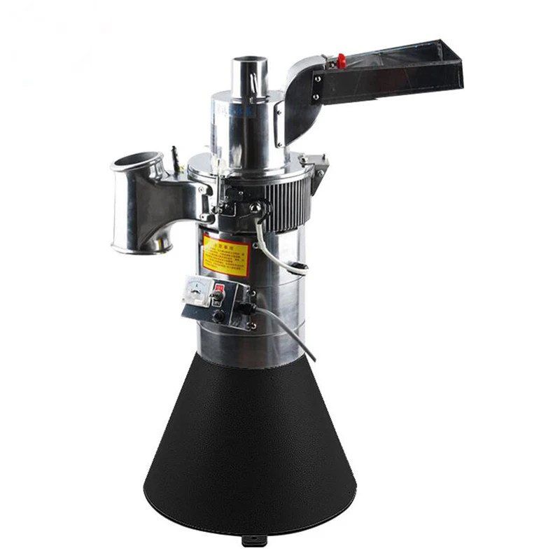 DF-25 Automatic Grinder Machine Herb Grinding Medicine Pulverizer, Coarse Cereal  Flour Mill Grinding Miller Machine 1PC