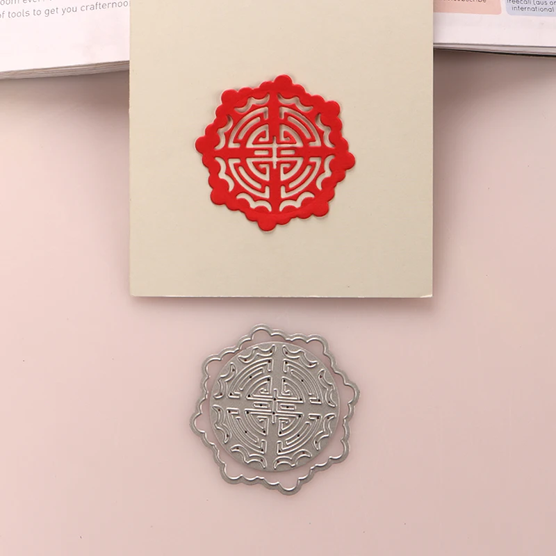 DUOFEN METAL CUTTING DIES Chinese New Year blessing fu Chinese character kanji stencil DIY Scrapbook Paper Album 2020 new