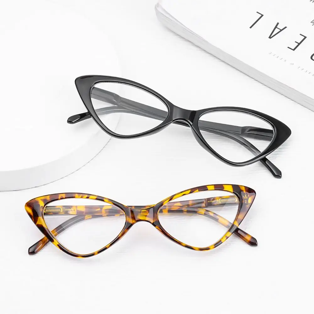 

New Fashion Cat Eyes Reading Glasses Ultalight Small Frame Clear Lens Presbyopic Eyeglasses For Women&Men With +10to+40