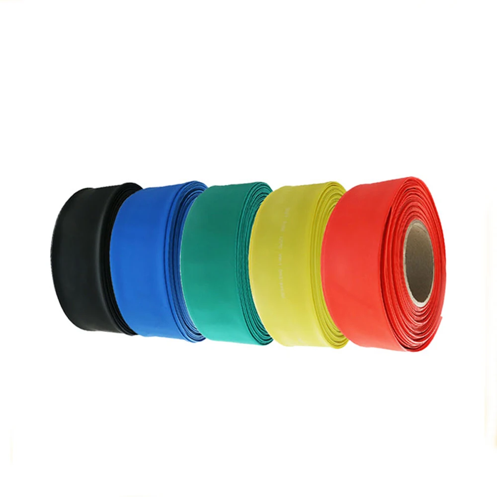 1/2/5/10/20M Heat Shrink Tube Diameter 50/60/70/80mm 2:1 Electrical Sleeving Cable Wire Heatshrink Tube All Colour