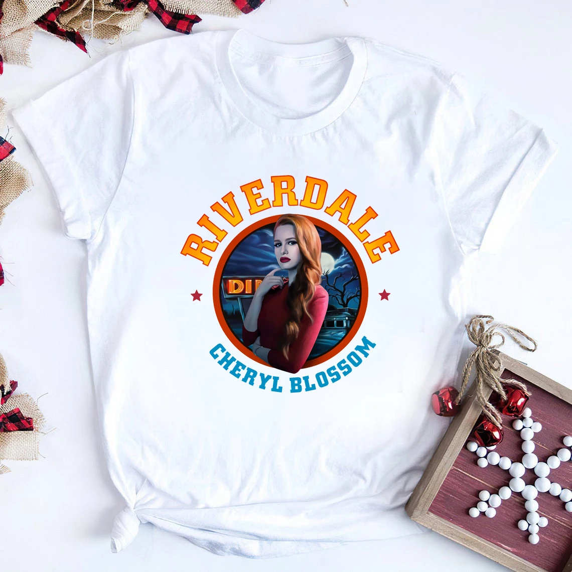 Vintage Riverdale T-Shirt Retro Cheryl Bombshell Blossom Shirt Cheryl Blossom Graphic Tee Southside Serpents Tees