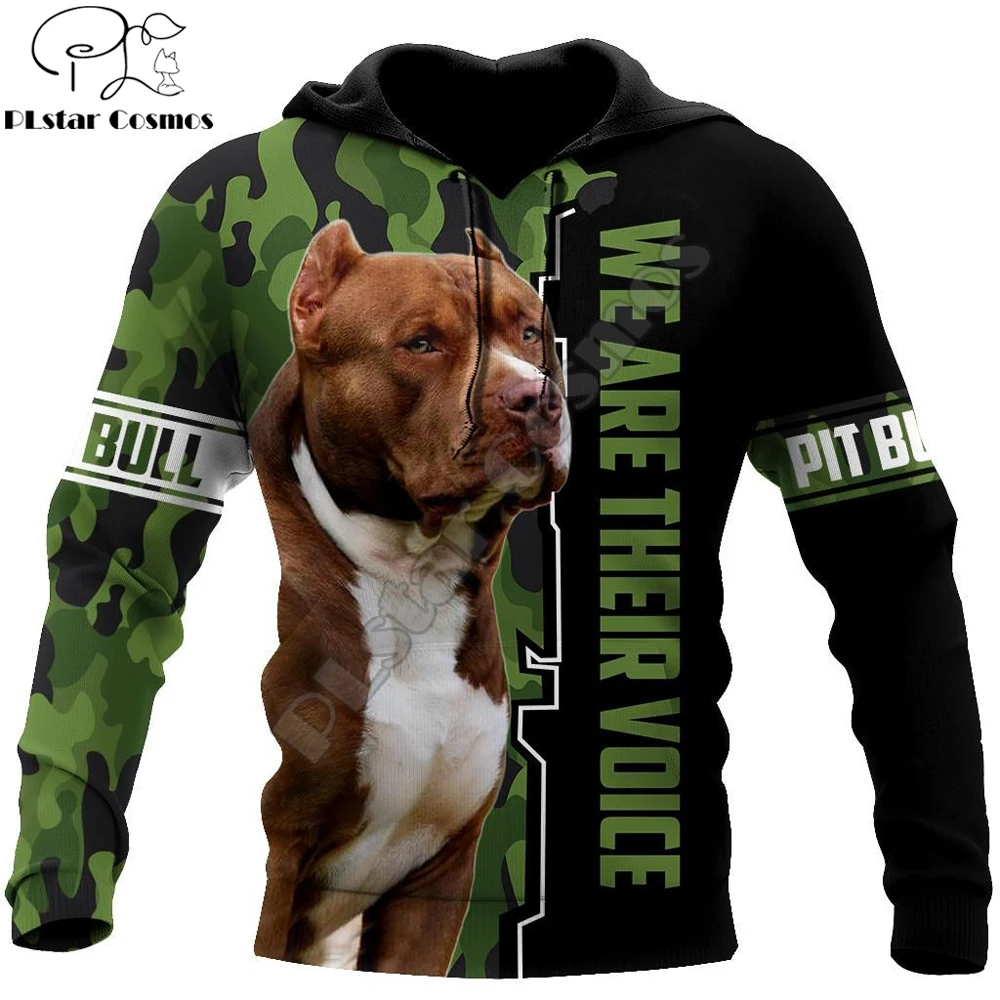 Drop shipping Love Pitbull Dog 3D All Over Printed Mens autumn Hoodie Unisex Casual Pullover Streetwear Jacket Tracksuits DK255