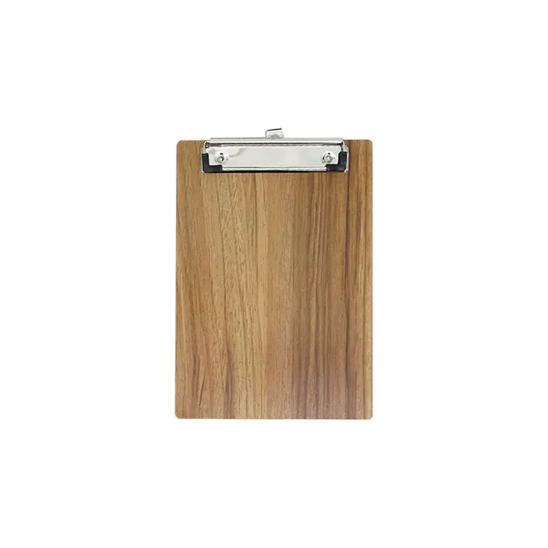 2022 New Portable A4 A5 Wooden Writing Clipboard File Hardboard Office School Stationery