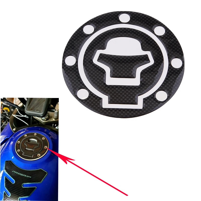 

Motorcycle Fuel Tank Cap Decal Sticker Cover Protector Pad for Suzuki Hayabusa GSX1300R Gas Oil Fuel Tank Cap Sticker 105mm