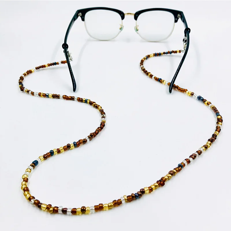 

Fashion Reading Glasses Chain Retro Beads Eyeglass Sunglasses Spectacle Cord Tassels Neck Strap String Chain Eye wear mask chain