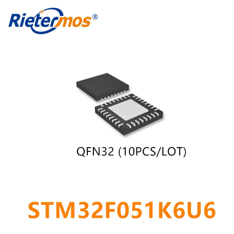 

10 шт. STM32F051K6U6 QFN32 новые и оригинальные