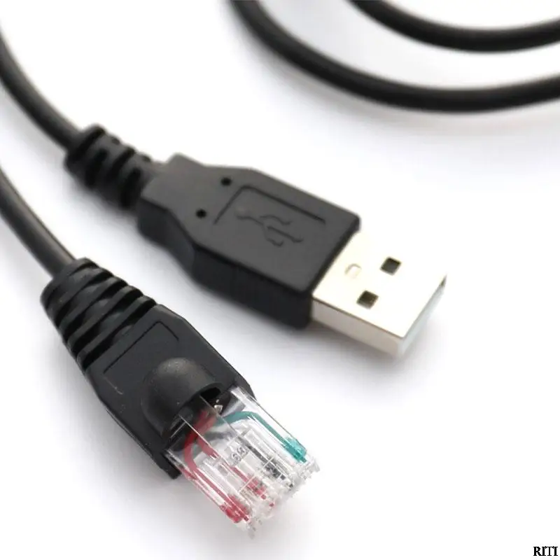 USB To RJ50 Console Cable APC Smart UPS USB Cable Substitute AP9827 940-0127B 940-127C 940-0127E With Molded Strain Relief Boot