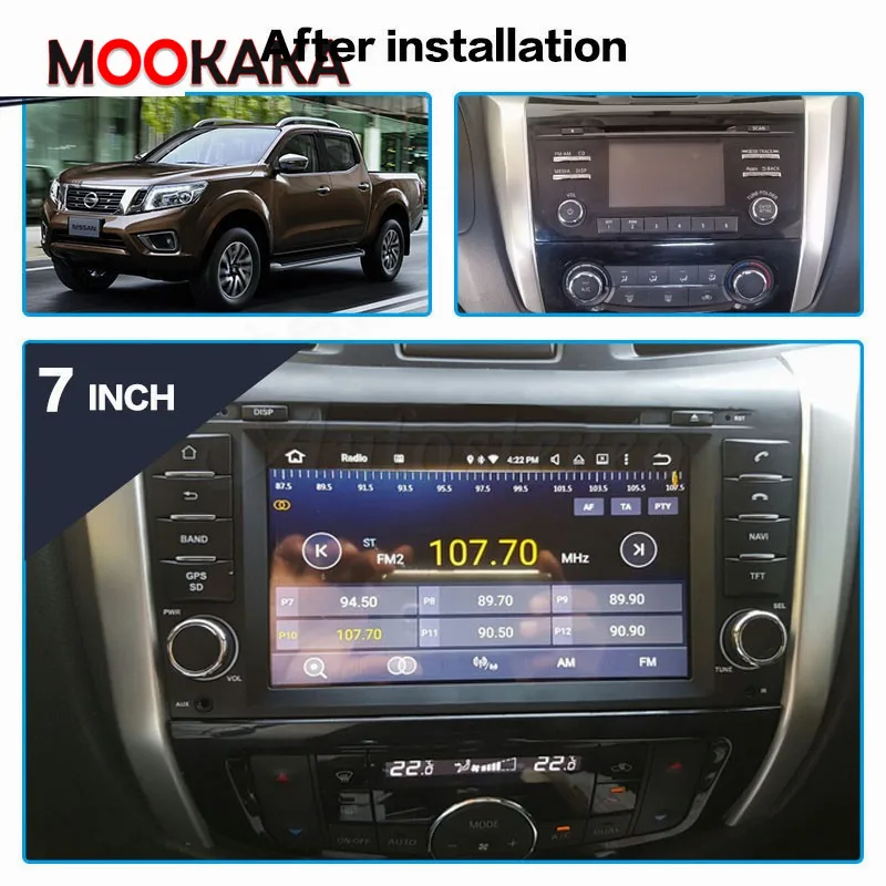 

Для NISSAN NP300 Navara Android Радио 2014+ Кассетный рекордер Автомобильный DVD-плеер Мультимедийный GPS-навигатор Головное устройство Стерео Аудио