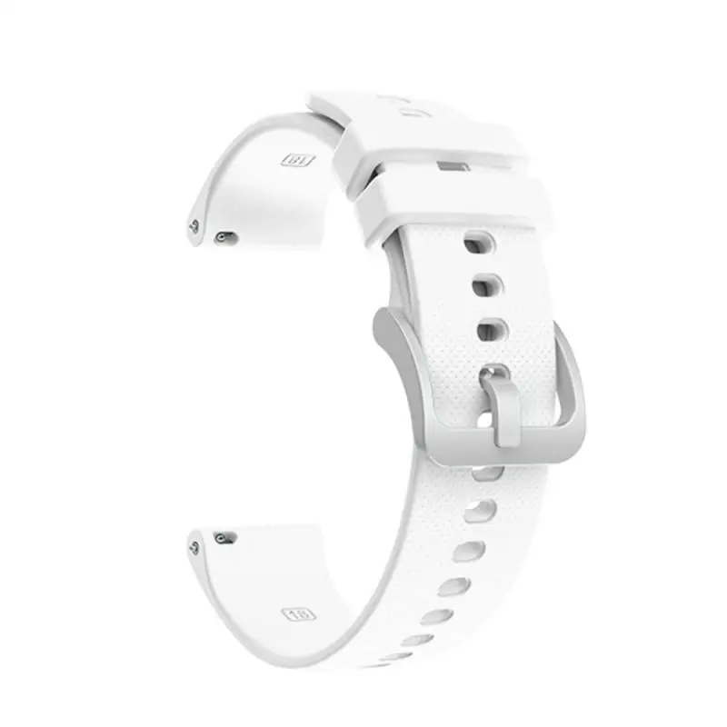 Pulseira de relógio de silicone para garmin vivoactive 3, pulseira de relógio para vivomove 3s com fivela prateada, pulseira de substituição tpu 18mm
