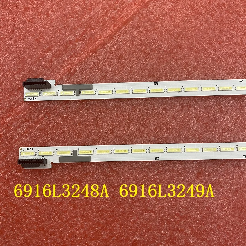 

2pcs/set LED Backlight strip For TV LC650EQG FN MD 65" V19 Signage 3248 3249 R L 6922L-0276A 6916L-3248A 3249A