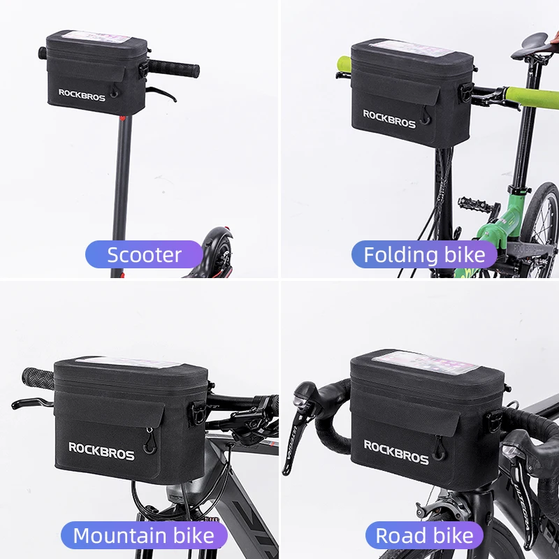 ROCKBROS 4.5L Multi-purpose Portable Bike Bag Touch Screen 6.0 \