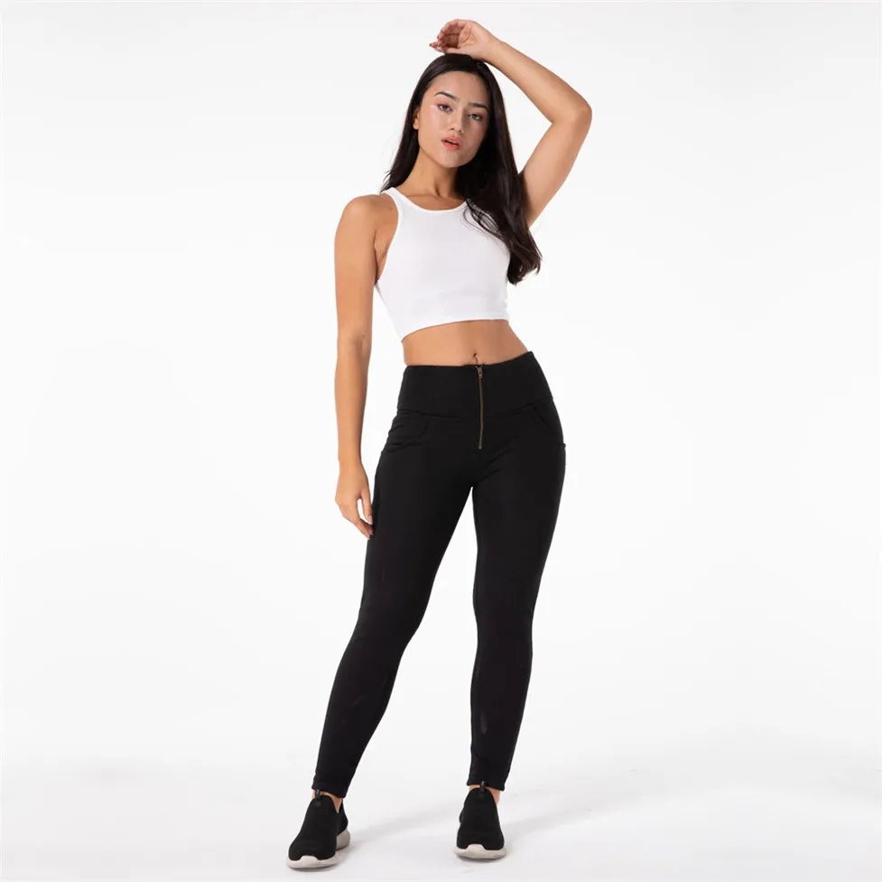 Legging moulant taille haute doublé de fausse fourrure pour femme, vêtement de Fitness à haute élasticité pour entraînement, par temps froid