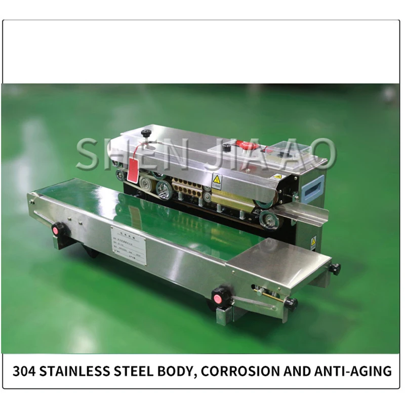 1PC SF-150 Continuous Sealing Machine Plastic film Bag Aluminum Foil PE Bag Automatic Sealing Machine Commercial Sealing Machine