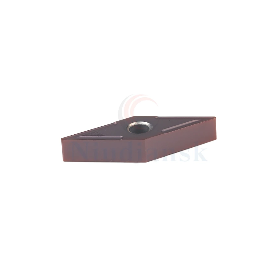 10 pz VNMG160404-MS LF6018 utensile per tornitura esterna VNMG160408-MS inserti in metallo duro LF6018 utensile da taglio tornio CNC, per acciaio inossidabile