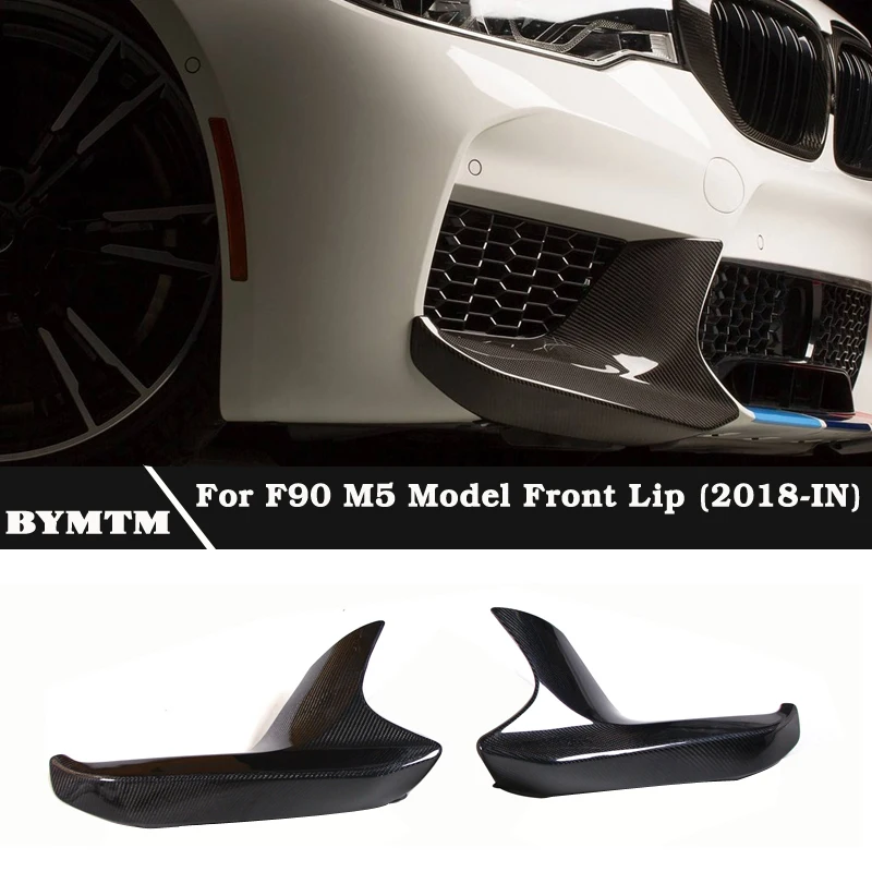 

M-P Style Carbon fiber Front Bumper Splitters Winglets Spoiler For BMW F90 M5