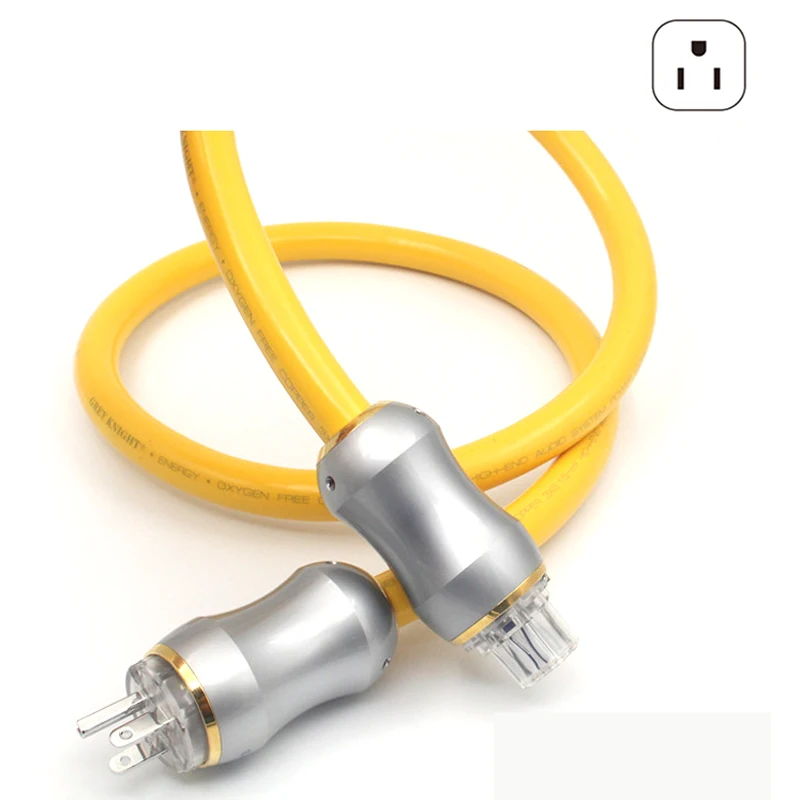 

Hi-Fi 19mm Audiophile OFC US/AU/ Schuko power cables Hifi connector Amplifier CD DVD player audio AC power cord
