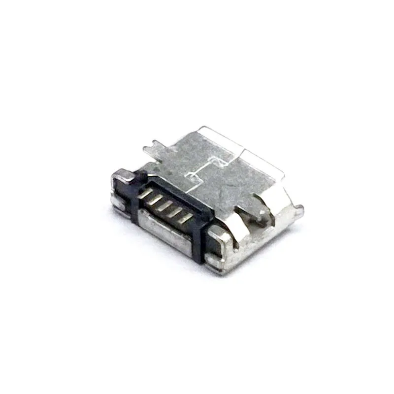 50pcs/lot USB Connector Female Port Jack Tail Sockect Plug For Android phone data connector 5Pin Micro-B SMD Micro
