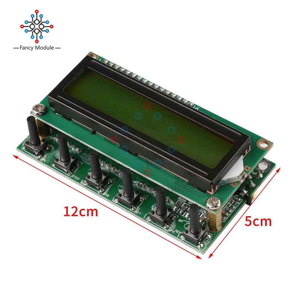 Diymore 1602modulo generatore di segnale lcd generatore di segnale DDS AD9850 6 bande 0 ~ 55MHz Radio digitale a onde corte