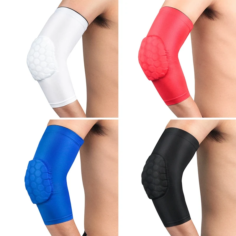 1pcs arm sleeve armband elbow support Basketball Arm Sleeve Breathable Football Safety Sport Elbow Pad brace protector