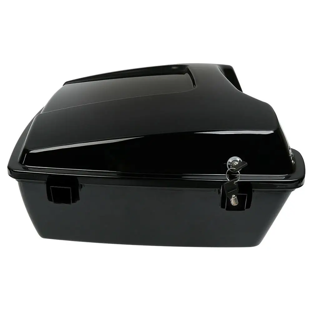 Zestaw skrzyni motocyklowej 10,7 cala Chopped Trunk do Harley Touring Road King Road Glide Electra Glide 1997-2013