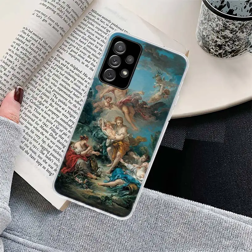 palace of versailles The Creation of Adam Phone Case for Samsung Galaxy A54 A53 A52 A14 A13 A12 A24 A23 A22 A34 A33 A32 A04S A03