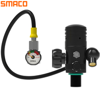 SMACO S400Plus Diving Scuba Accessories Mini Scuba Tank Oxygen Cylinder Regulating Valve Diving Gear Cylinder Diving Bottle