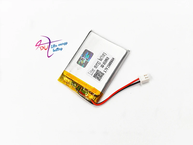 XHR-2P-Batería de polímero de litio, 2,54, 653953, 3,7 V, 1500mAh, 654050, 704050