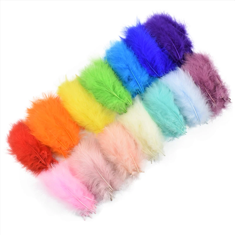 20Pcs/Lot 10-15cm Turkey Feathers for Crafts Fluffy Marabou Plume DIY Wedding Party Decoration Dream Catcher Feather Accessories