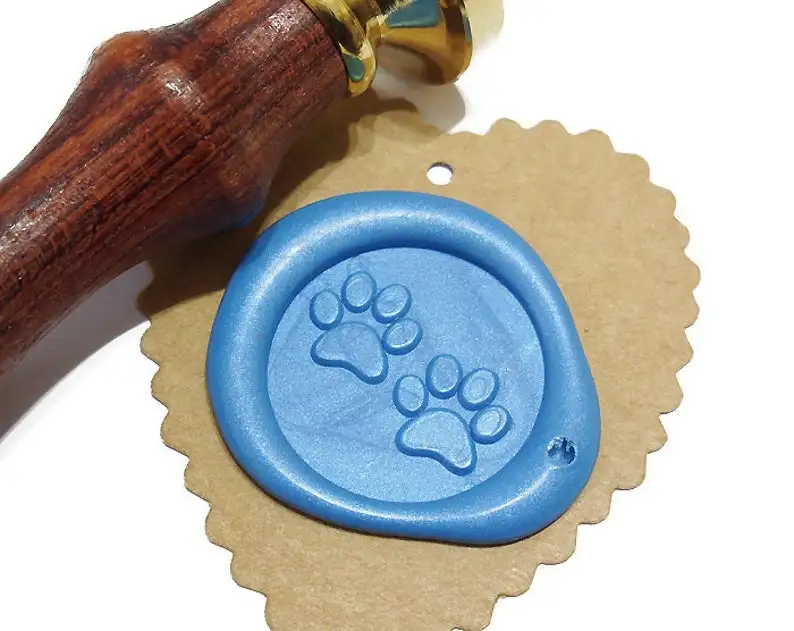 ANIMAL PAW FOOTPRINT Wax Seal Stamp  Wedding Invitation Stamp T579