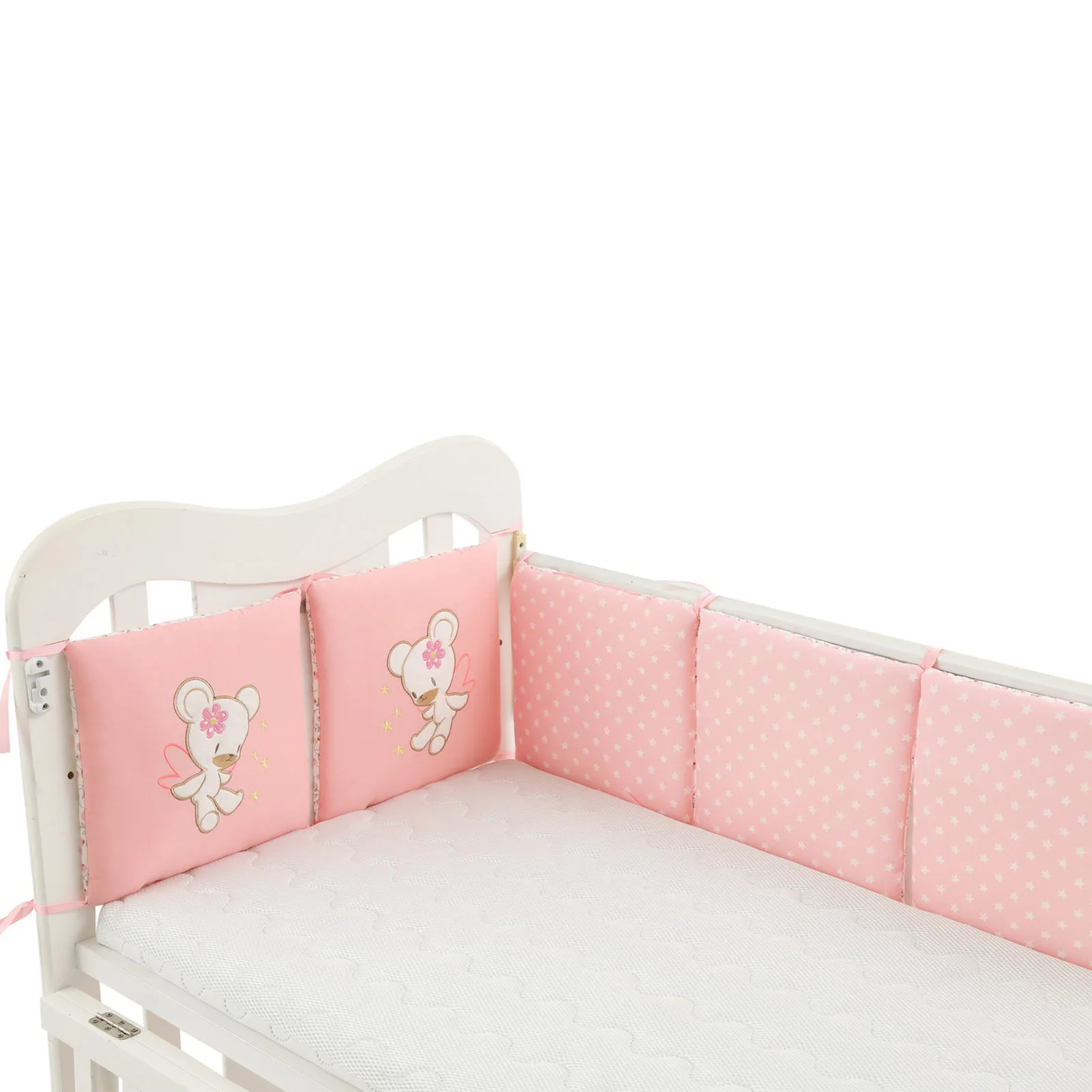 Baby Bed Bumper Crib Around Cushion Bumpers Cartoon Lovely Guard Fence Cushion Cotton Safety Protection