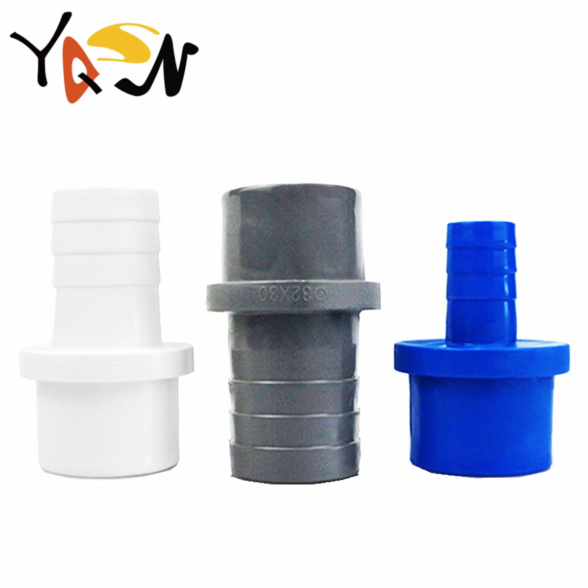 1PC 20/25/32mm to 5/8/10/12/14/16/20mm PVC Hose Connector Quick Connector Hard Tube Plastic Pagoda Joint Adapter Pipe Fittings