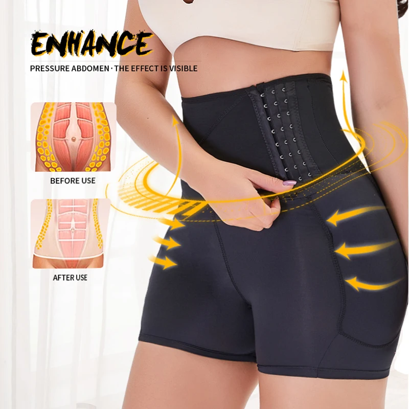 

Shaper Butt Lifter Hip Enhancer Hip Pad Padded High Waist Tummy Control Panties Invisible Briefs Fake Ass Buttock Slimming Thigh