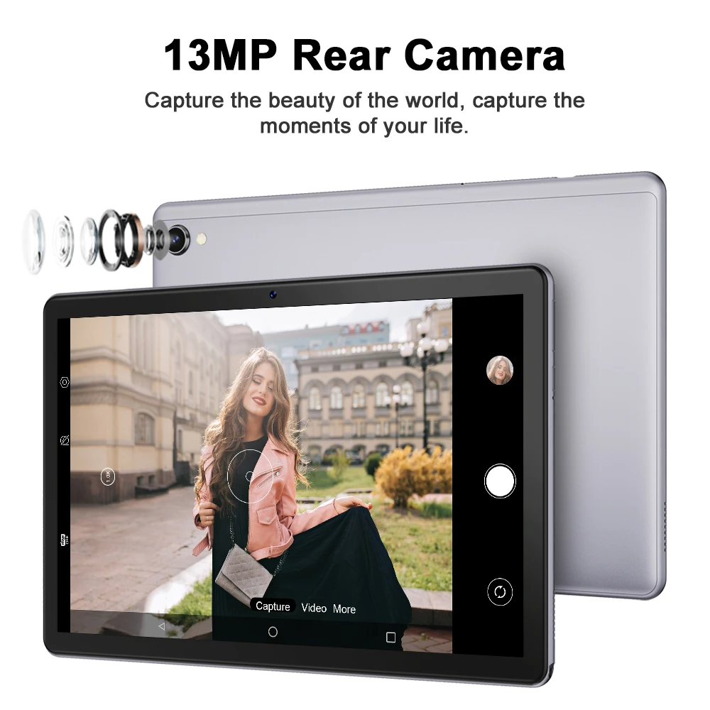 Cubot Android 11 Tablet-TAB 10 10.1'' FHD+ Display 6000mAh 4GB+64GB 13MP Camera 4G Network Octa-core Tablet PC Android Pad GPS