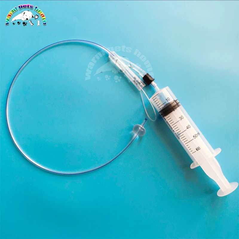 Two-way Foley Canine Urinary Catheter with Balloon 2 Way Foley Dog Catheters Silicone Urine Catheters