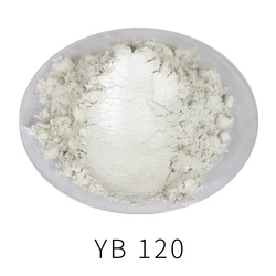 100g Glossy White Type 120 Pearl Powder Acrylic Paint Pigment for DIY Soap Automotive Art Crafts Dye