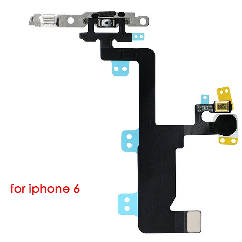 completely set parts for iPhone 6 front rear camera home button key charging dock power volume flex cable WIFI GPS loudspeaker