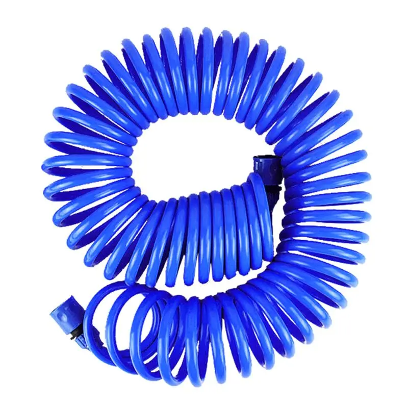 

10m/15m Garden Curly Water Hose Flexible Spring Tube for Spray Gun Car Washer Flower Lawn Watering Pipe