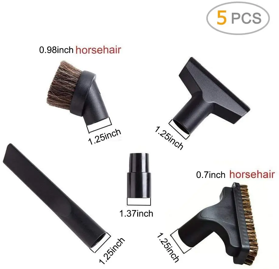 5 In 1 aspirapolvere spazzola ugello spolverino domestico Crevice Kit di strumenti per scale 32mm 35mm