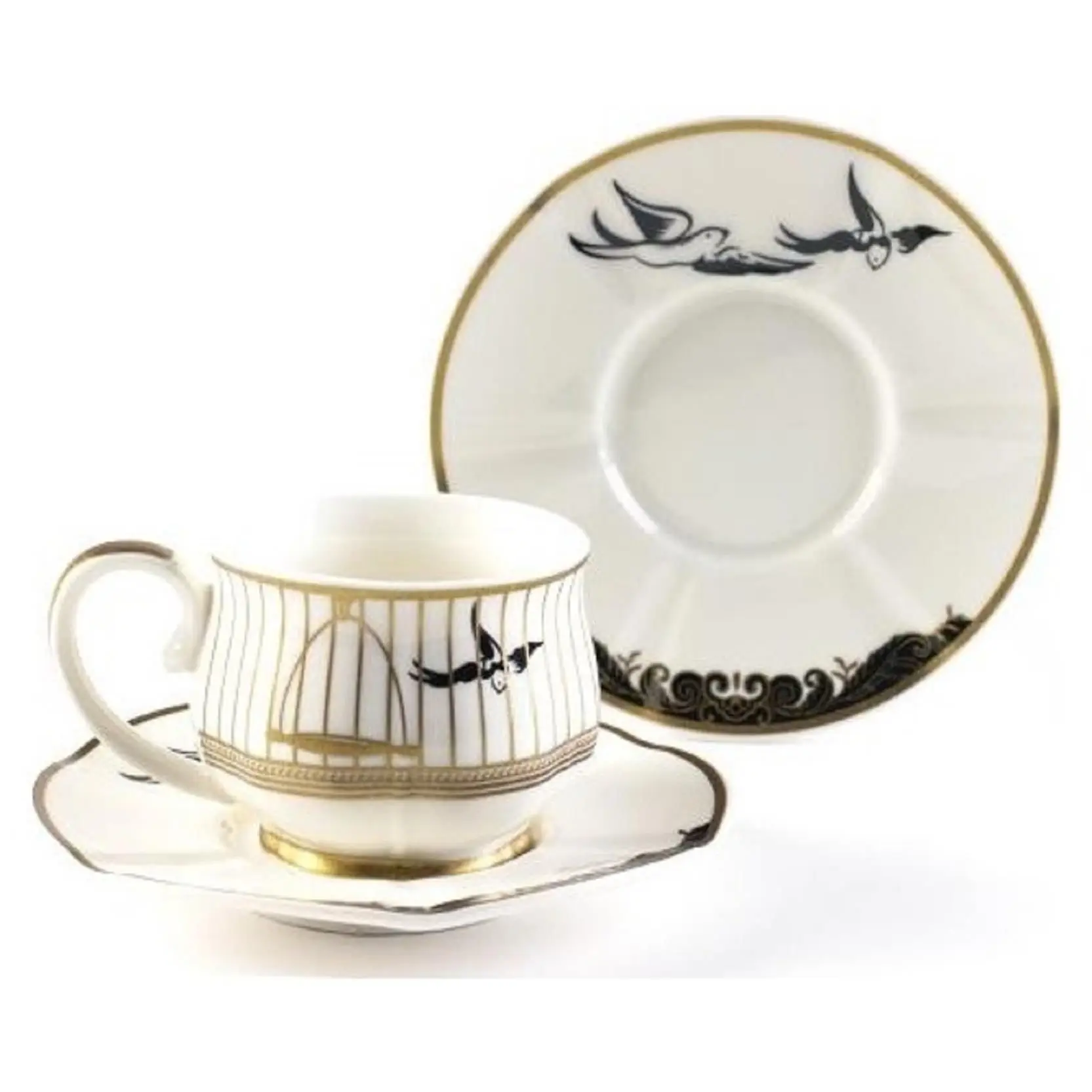 DOLBOVI Zücev 6 Personality Bird Bone Porcelain coffee cup Pad Rose-30 mug кружка coffee cup cup