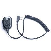 2X Mini PTT LED Shoulder Speaker Mic Microphone For KENWOOD TK-3107 BAOFENG UV-5R