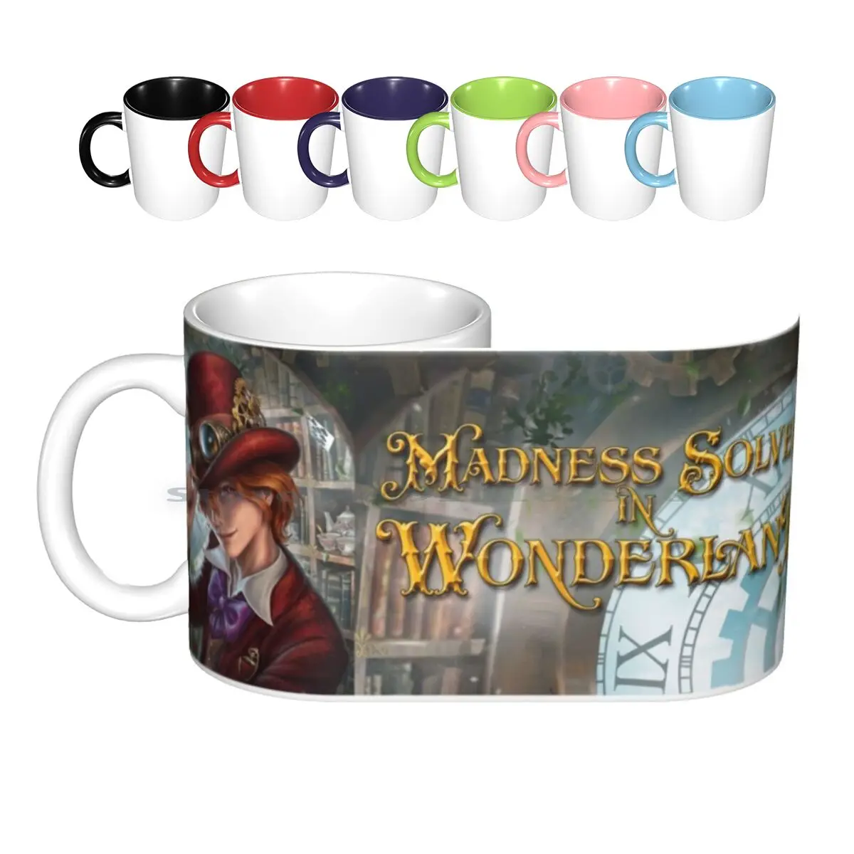 Madness Solver In Ceramic Mugs Coffee Cups Milk Tea Mug Fantasy Books Book Swag Book Alice In Creative Trending Vintage Gift