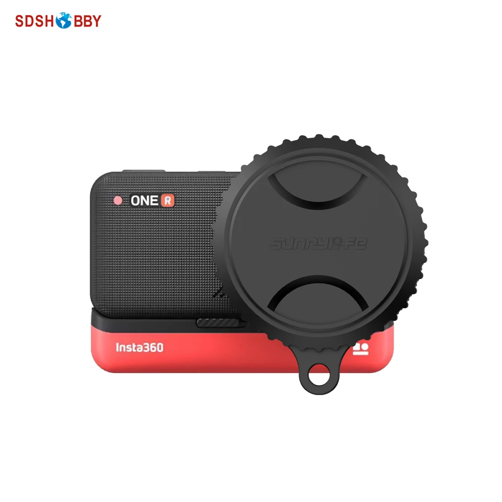 Sunnylife Silicone Lens Cap Dust-proof Protective Lens Cover for Insta360 One R 1-INCH Wide Angle Lens