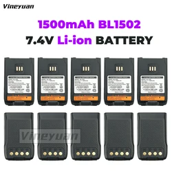 10X HYT1500mAh BL2010 BL1504 BL1502 Two Way Radio Battery for Hytera UL913 PD562 PD502 PD682G 1500mAh Li-ion Replacement Battery