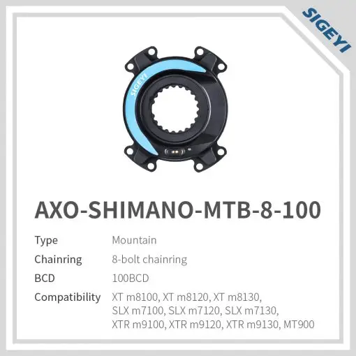 SIGEYI AXO SRAM 8ボルト　4H 110 パワーメーター　シゲイ SIGEYI シゲイ AXO SL-SRAM-8-4-110 SRAM 8ボルト ロードクランク用