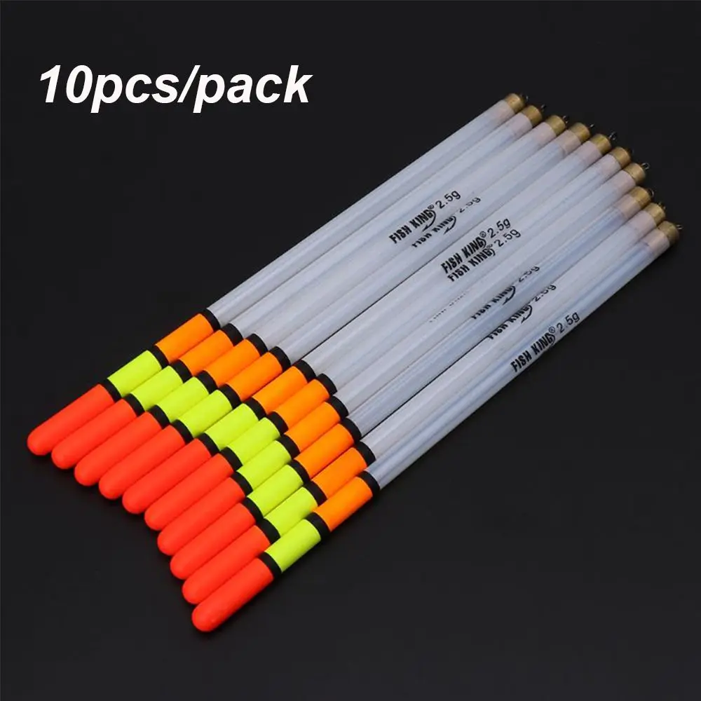 

10Pcs/Set 20/30G Clear Plastic Fishing Float Carp Coarse Fishing Floats Tube Tool