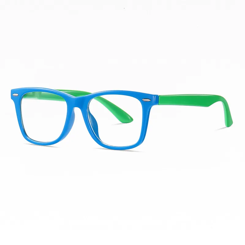 New TR90 Children's Anti Blue Light Spectacle Frames Fashionable Comfortable Goggles Lightweight And Flexible Myopia Eyeglasses