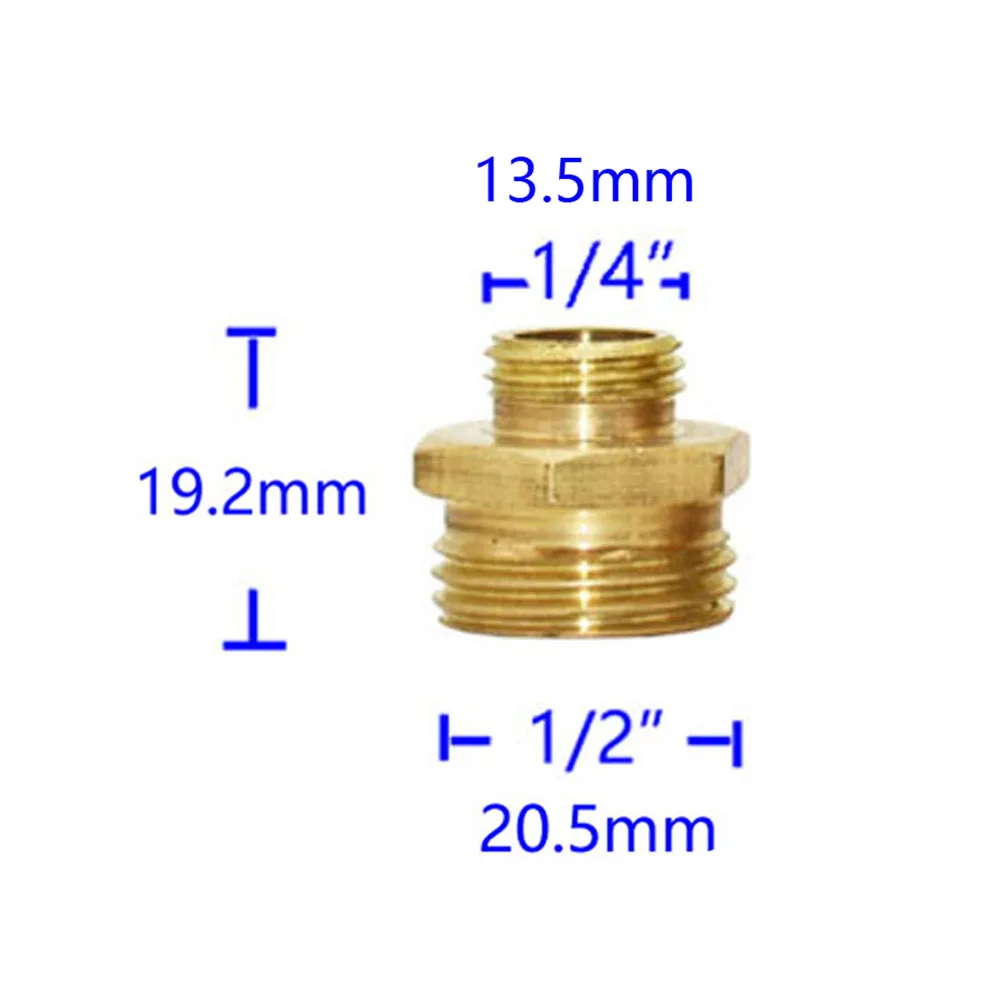 Brass 1/4“ 1/2 3/4 1Inch Male Female Thread Connector Elbow Tee Cross Water Splitter Repair Copper Fittings Reducing Connector 1