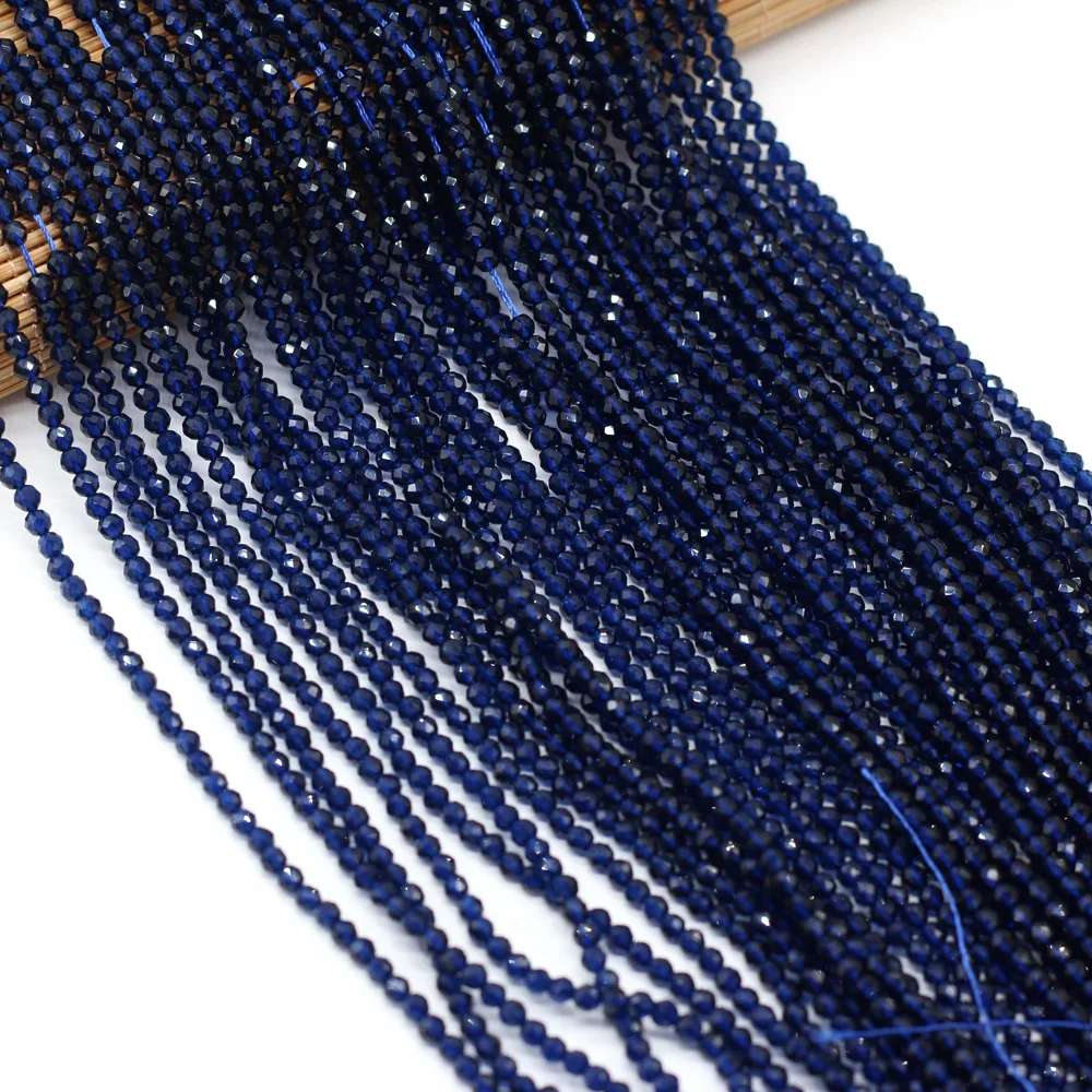 Natural Stone Small Beads Section Round Spinels Loose Beads for Jewelry Makin Bracelet Necklace Gift Size 3mm
