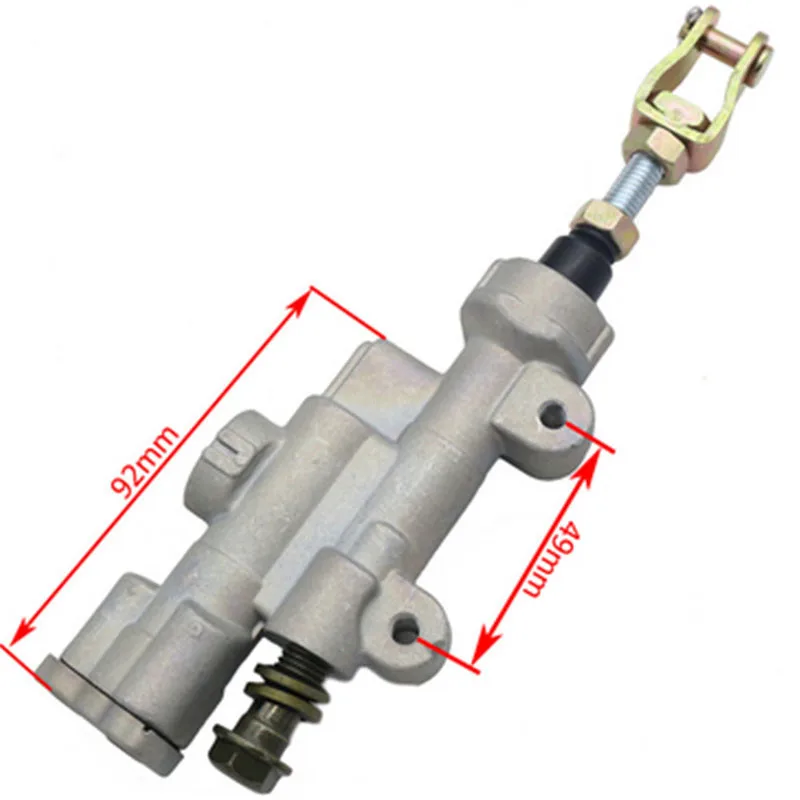 10MM Motorcycle Rear Brake Master Cylinder Pump Foot Hydraulic Brake Cylinder For   CRF150 CRF250 CRF 150 250 2008 - 2014